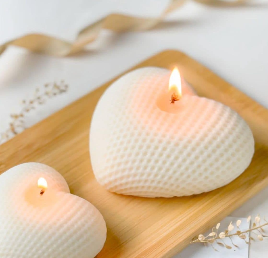 Small Heart Candle
